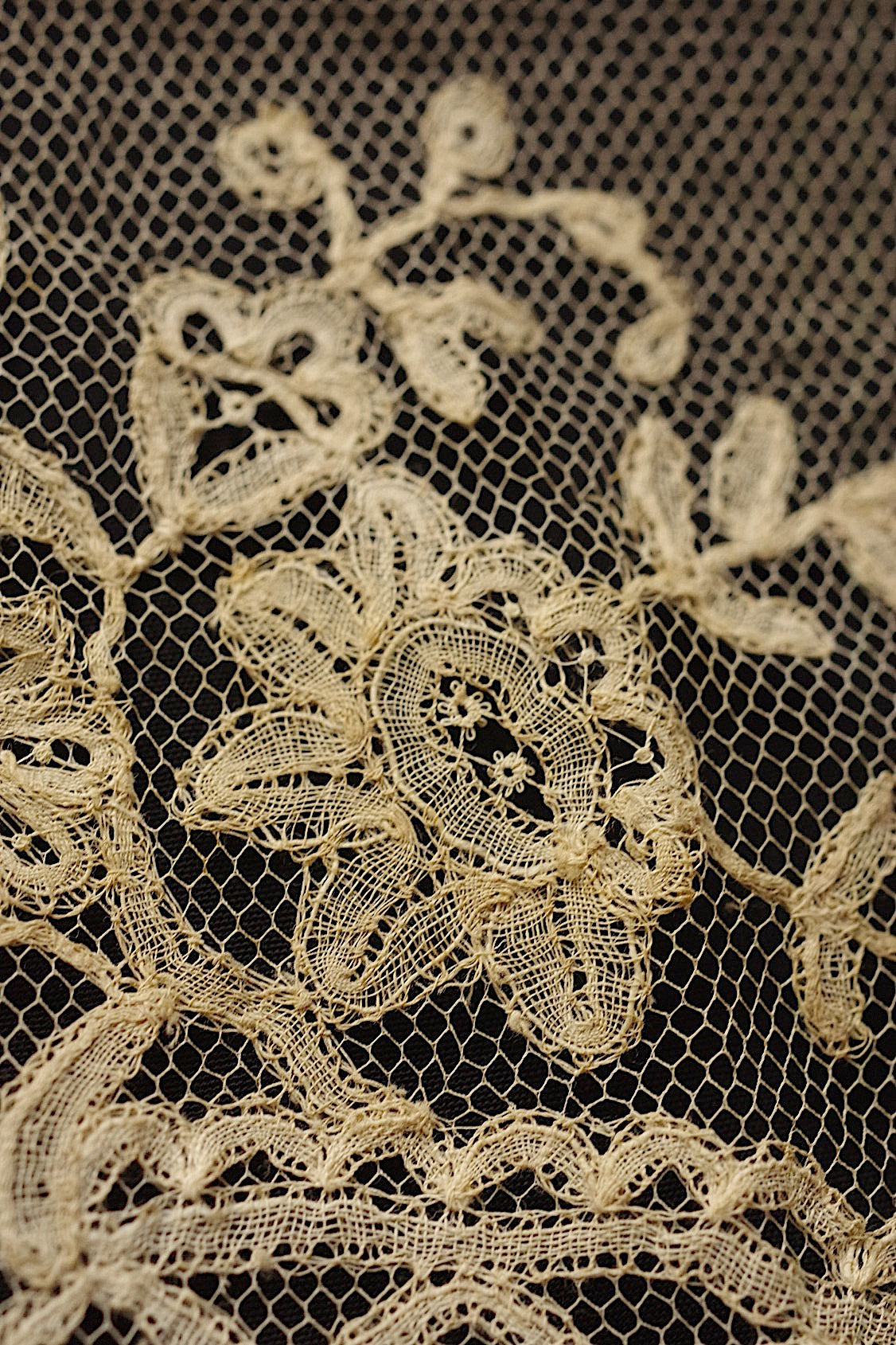 アンティークレース　dentelle ancienne　アプリカッションアングレテール　アプリカッションブリュクセル　lot