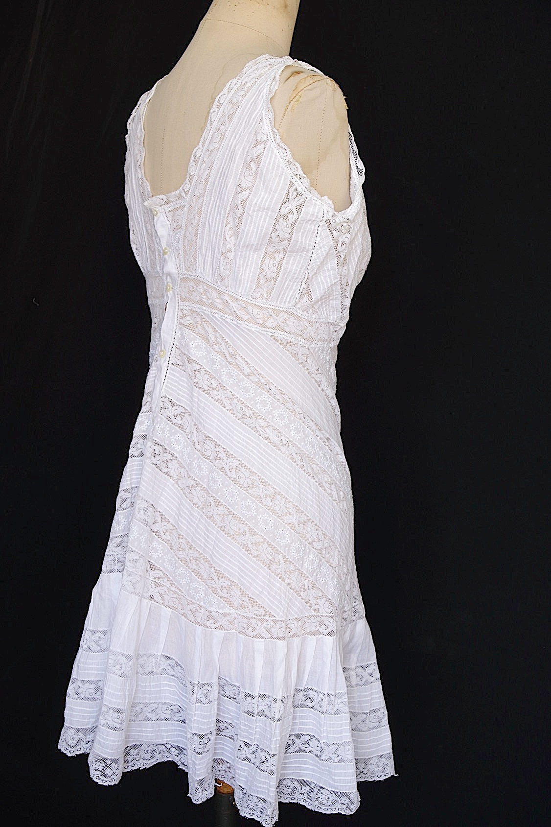 アンティークレースコンビネゾン　vêtement antique dress2