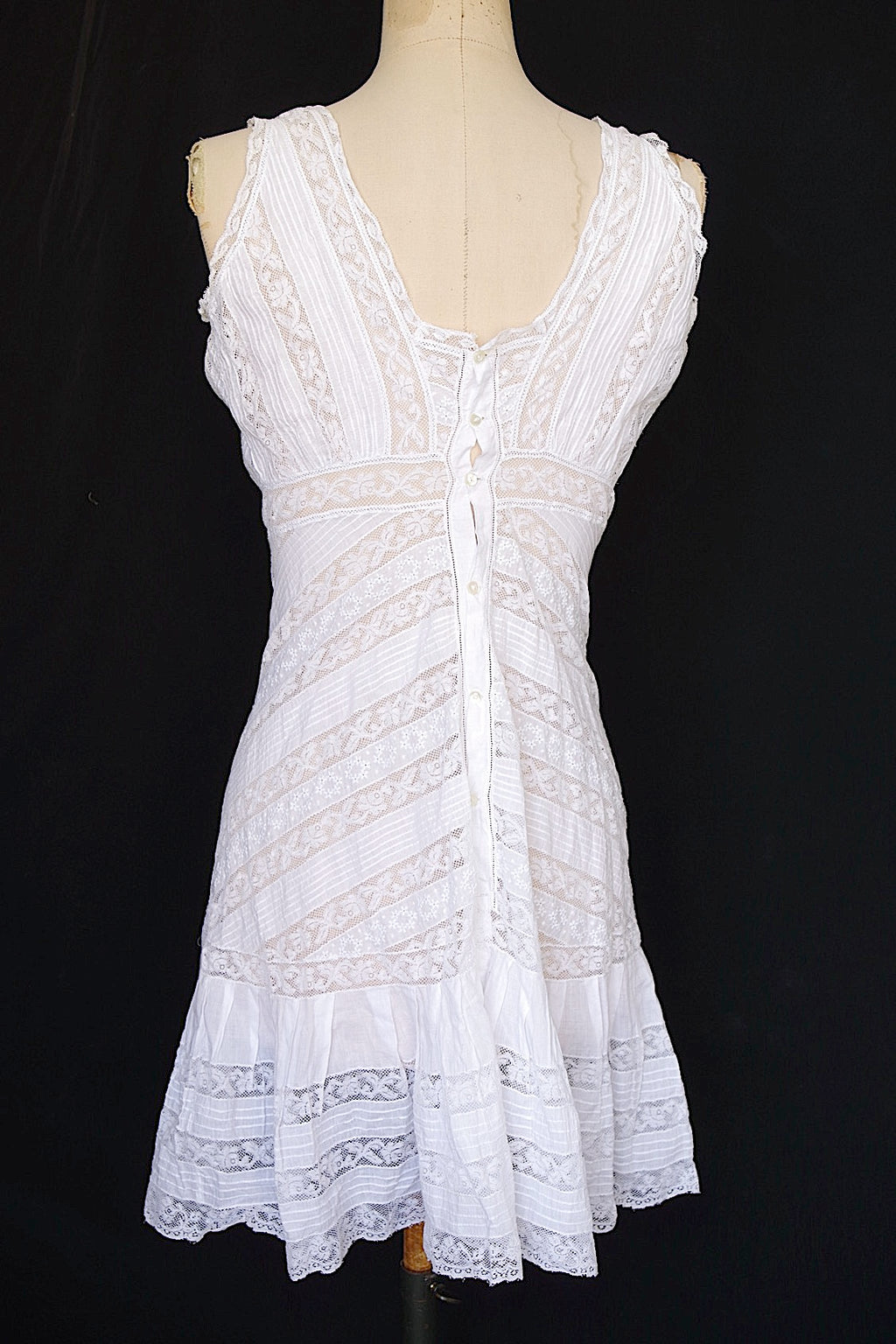アンティークレースコンビネゾン　vêtement antique dress2