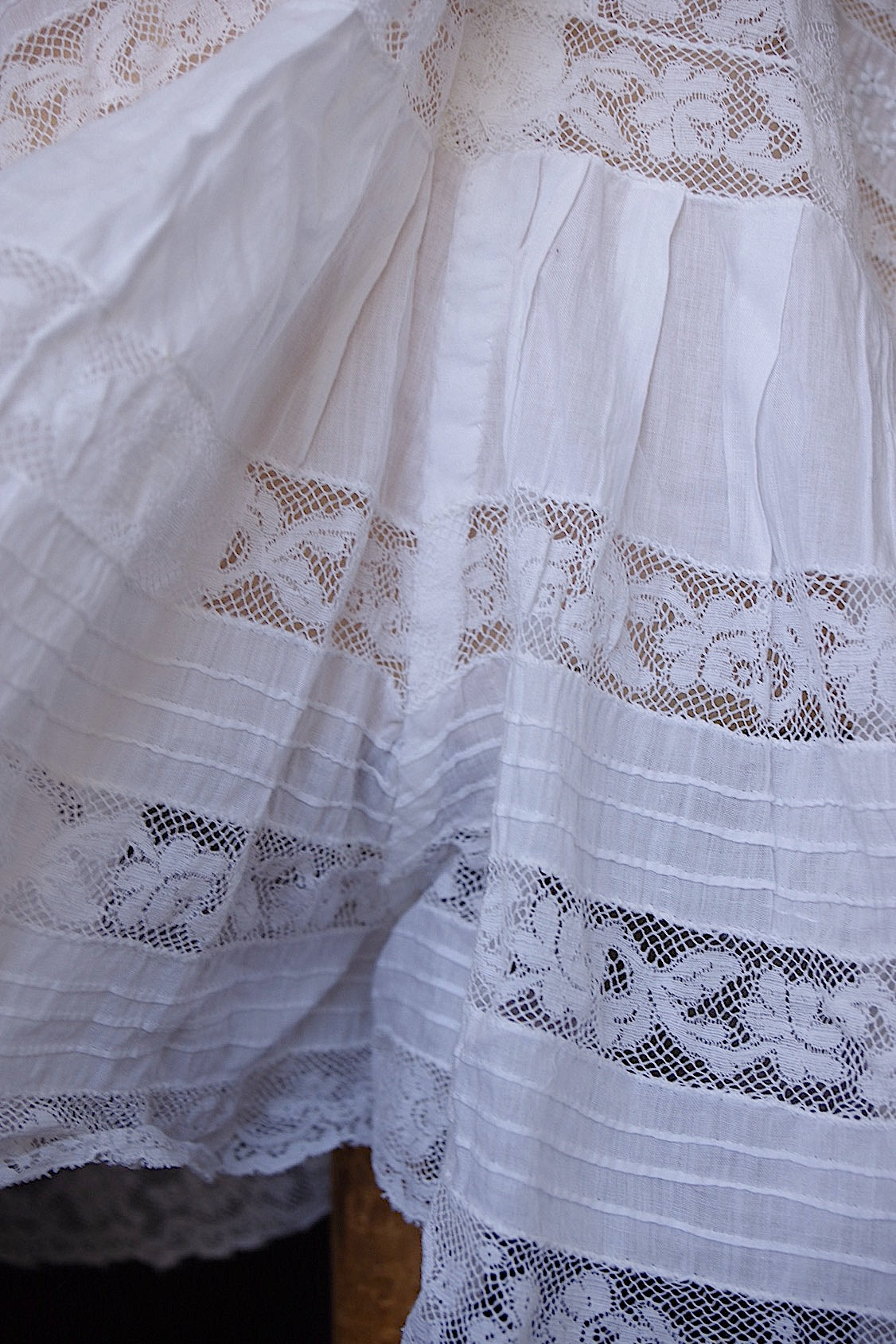 アンティークレースコンビネゾン　vêtement antique dress2