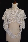 アンティーククロシェジレ　vêtement antique crochet veste