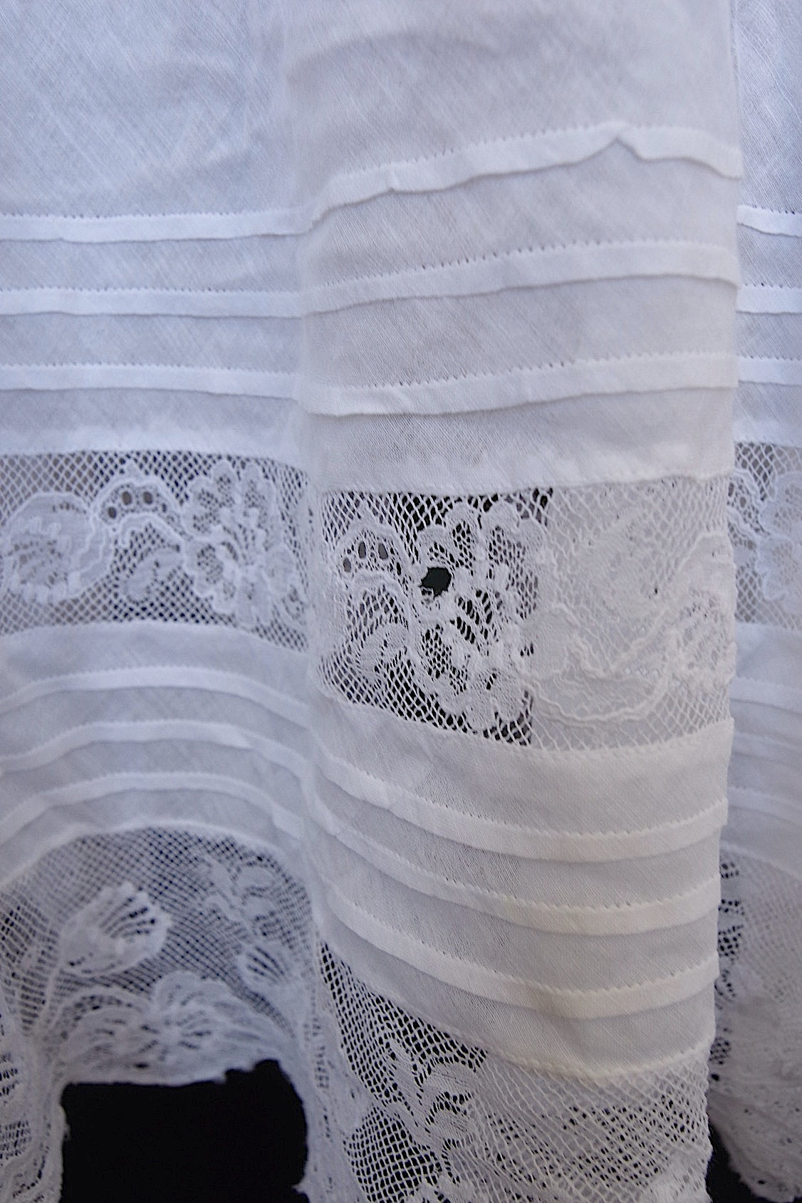 アンティークレーススカート　vêtement　antique skirt1
