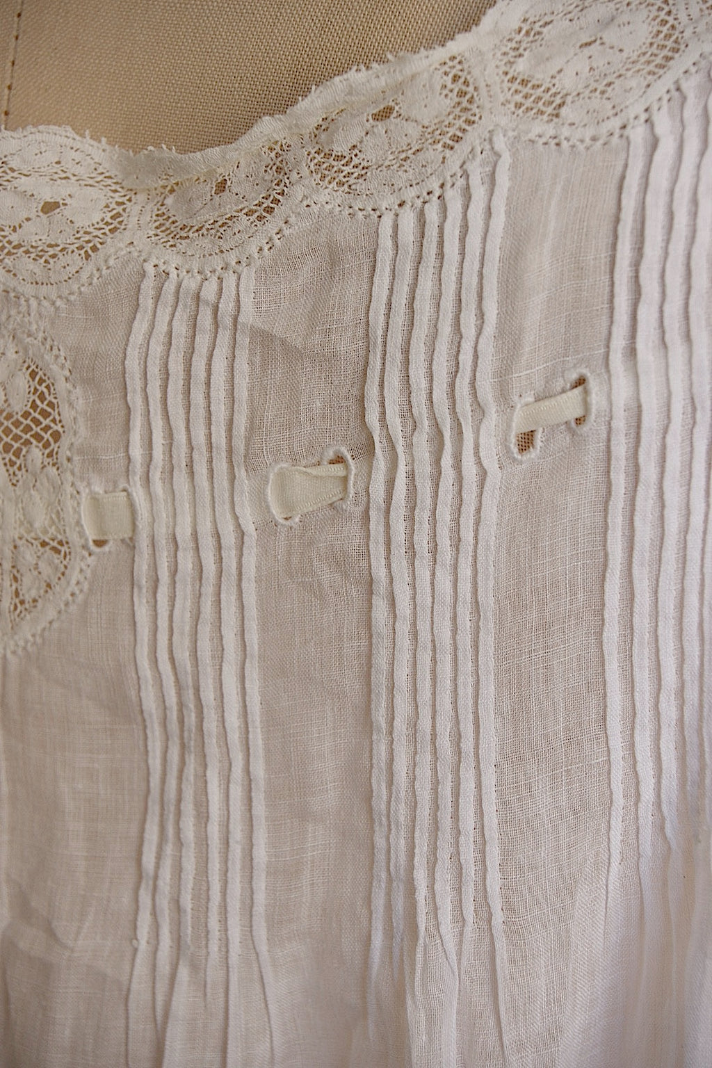 アンティークレースワンピース素材用　vêtement　antique dress lot