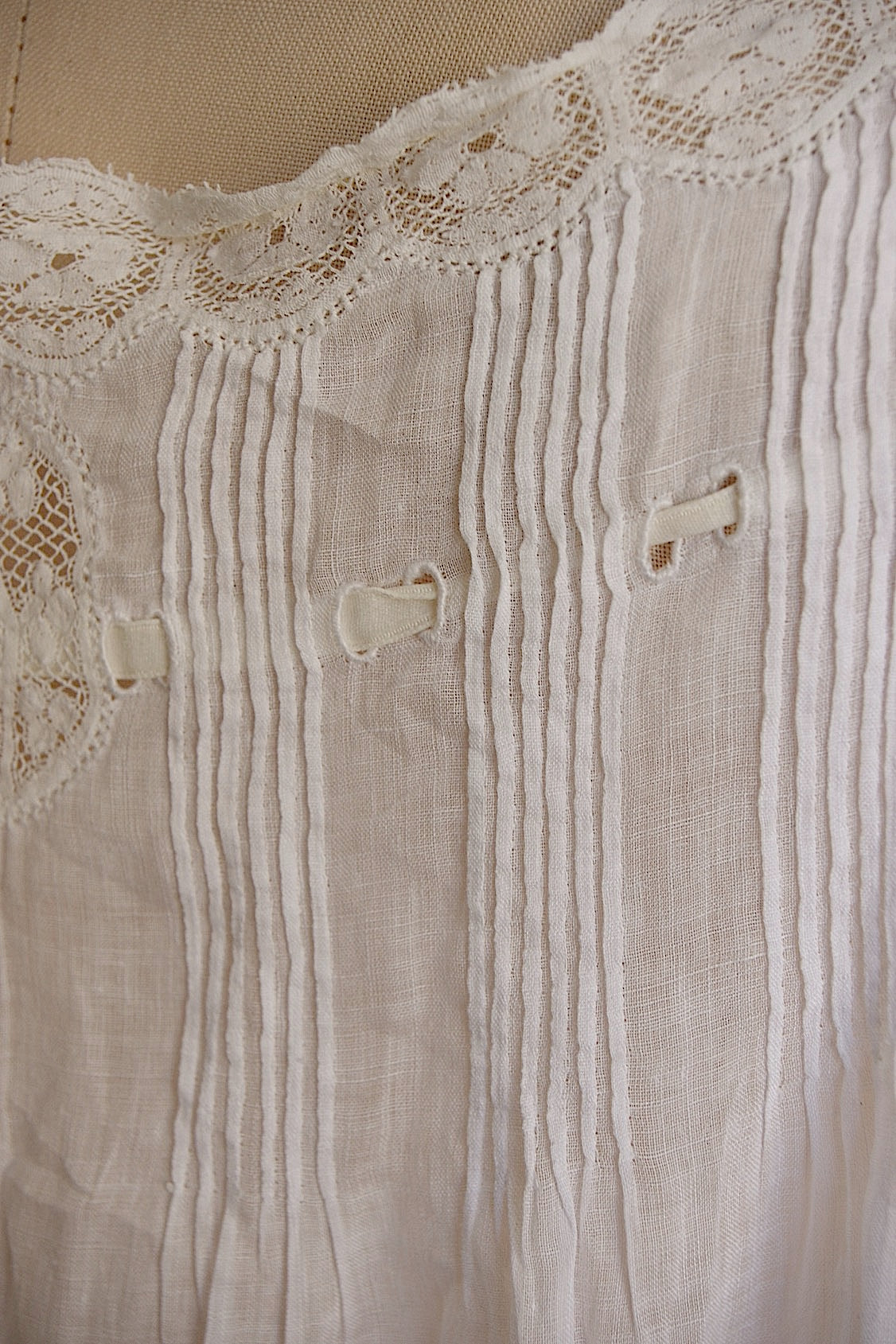 アンティークレースワンピース素材用　vêtement　antique dress lot