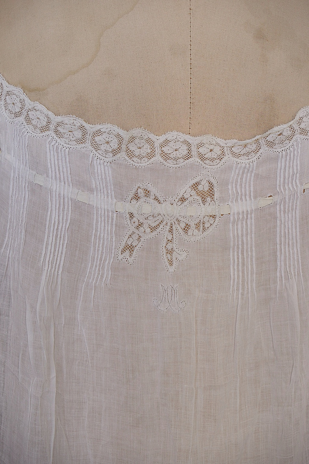 アンティークレースワンピース素材用　vêtement　antique dress lot