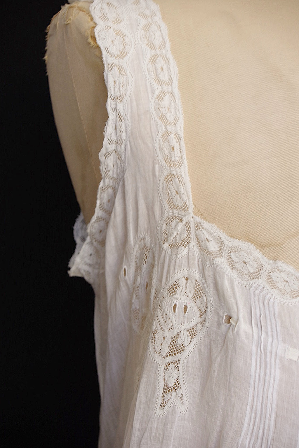 アンティークレースワンピース素材用　vêtement　antique dress lot