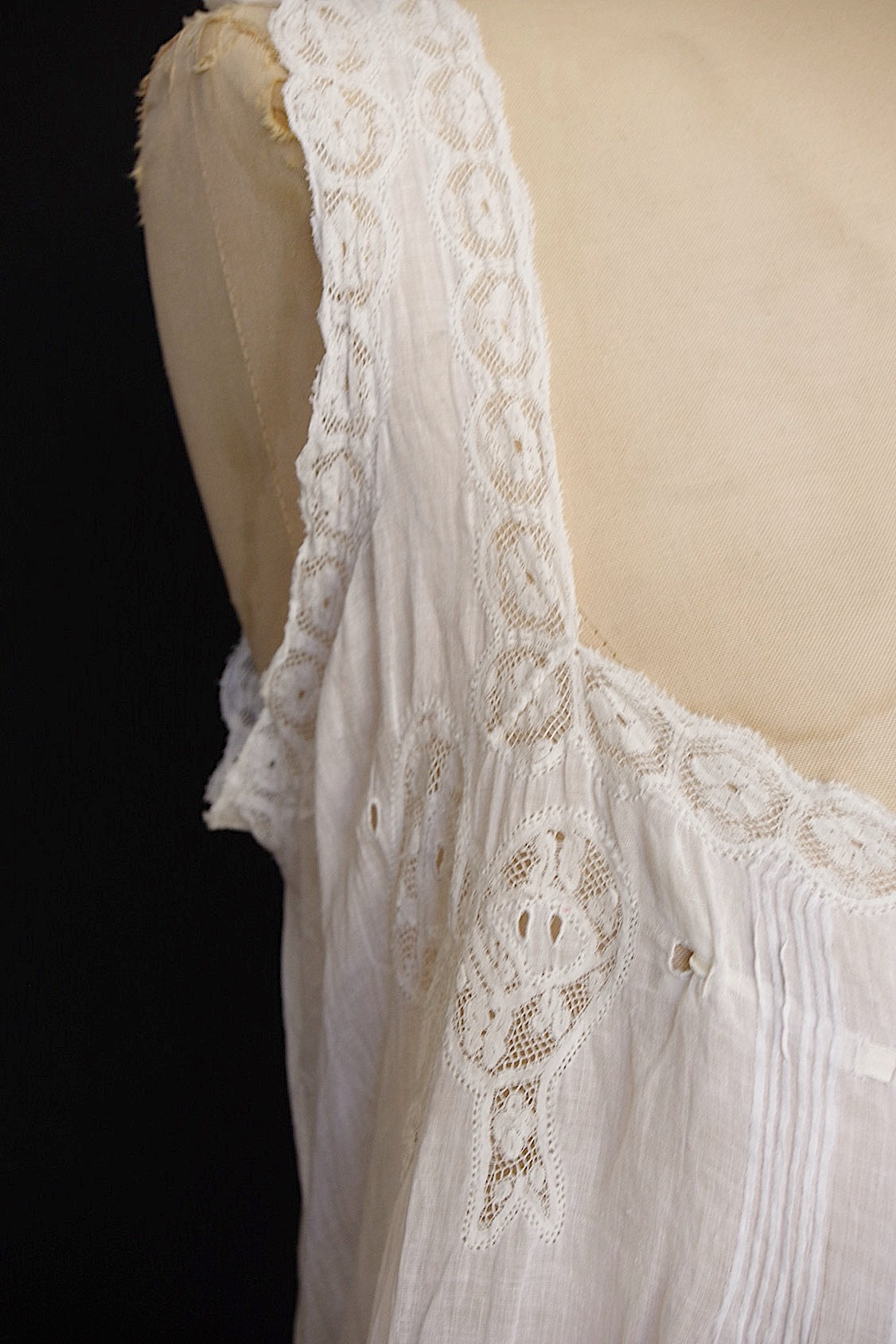 アンティークレースワンピース素材用　vêtement　antique dress lot