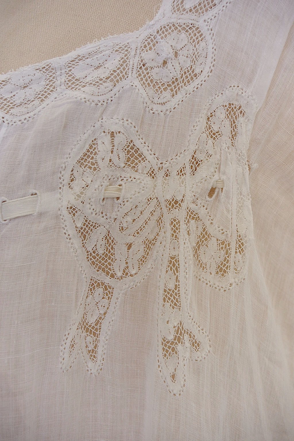 アンティークレースワンピース素材用　vêtement　antique dress lot