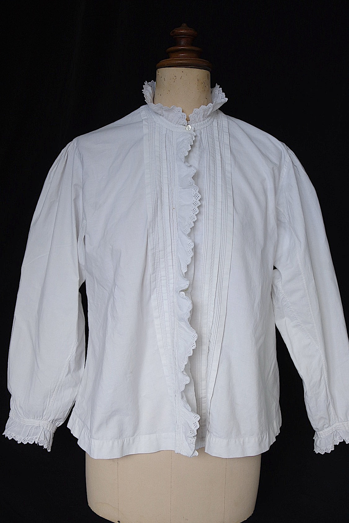 アンティークレースブラウス　vêtement　antique blouse 1