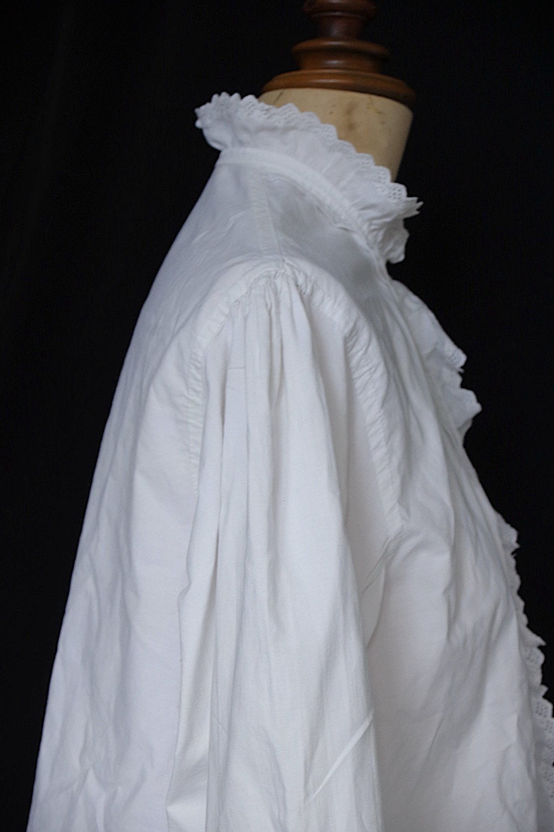 アンティークレースブラウス　vêtement　antique blouse 1