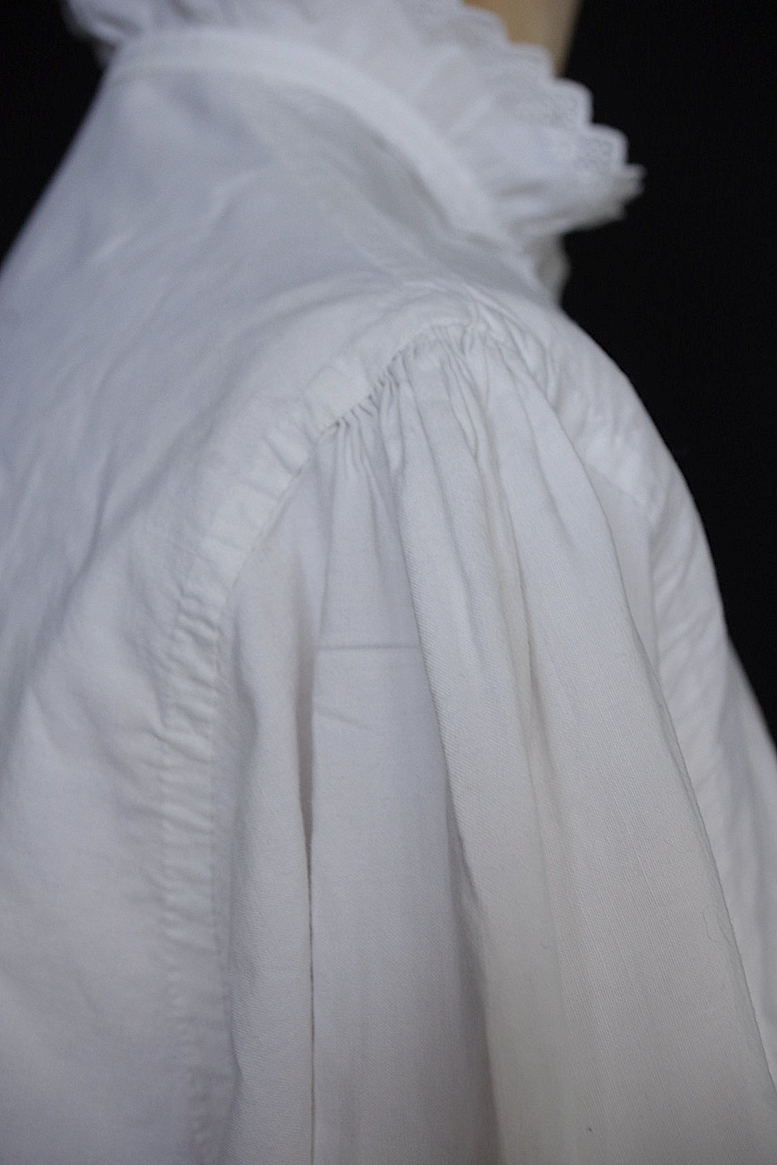 アンティークレースブラウス　vêtement　antique blouse 1