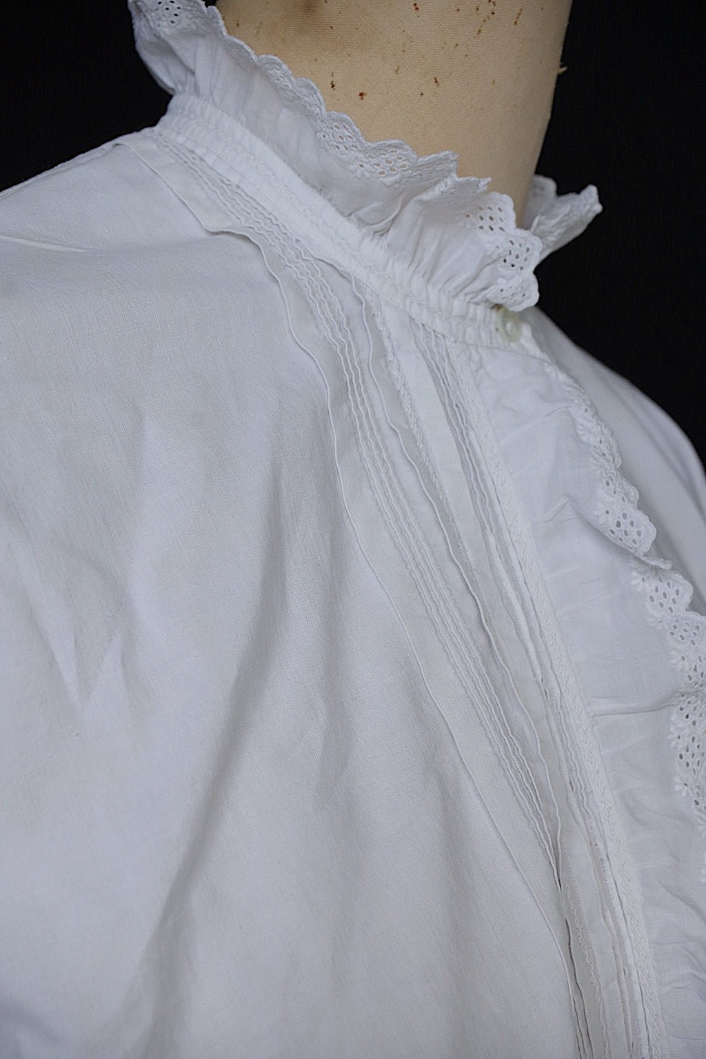 アンティークレースブラウス　vêtement　antique blouse 1