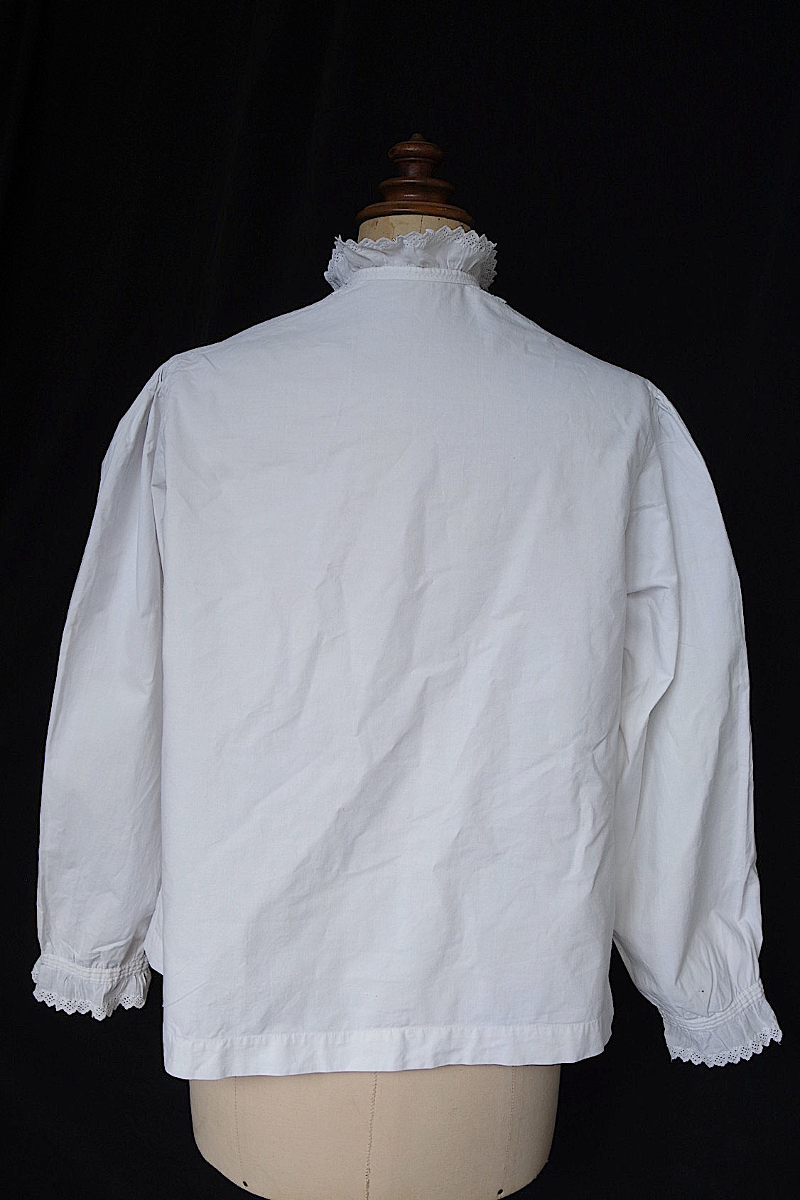 アンティークレースブラウス　vêtement　antique blouse 1
