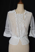 Antique lace blouse, antique blouse 2