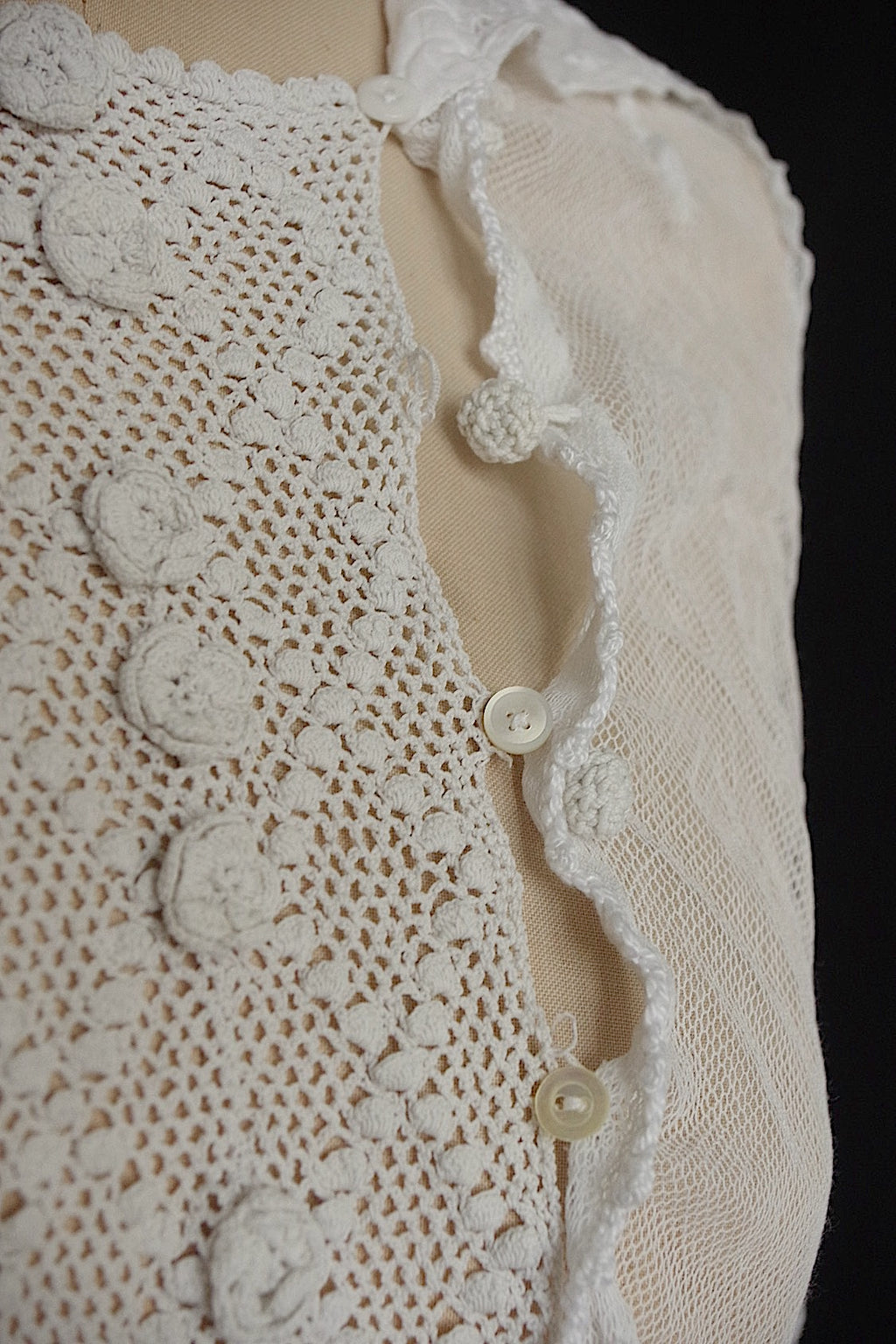 Antique lace blouse, antique blouse 2