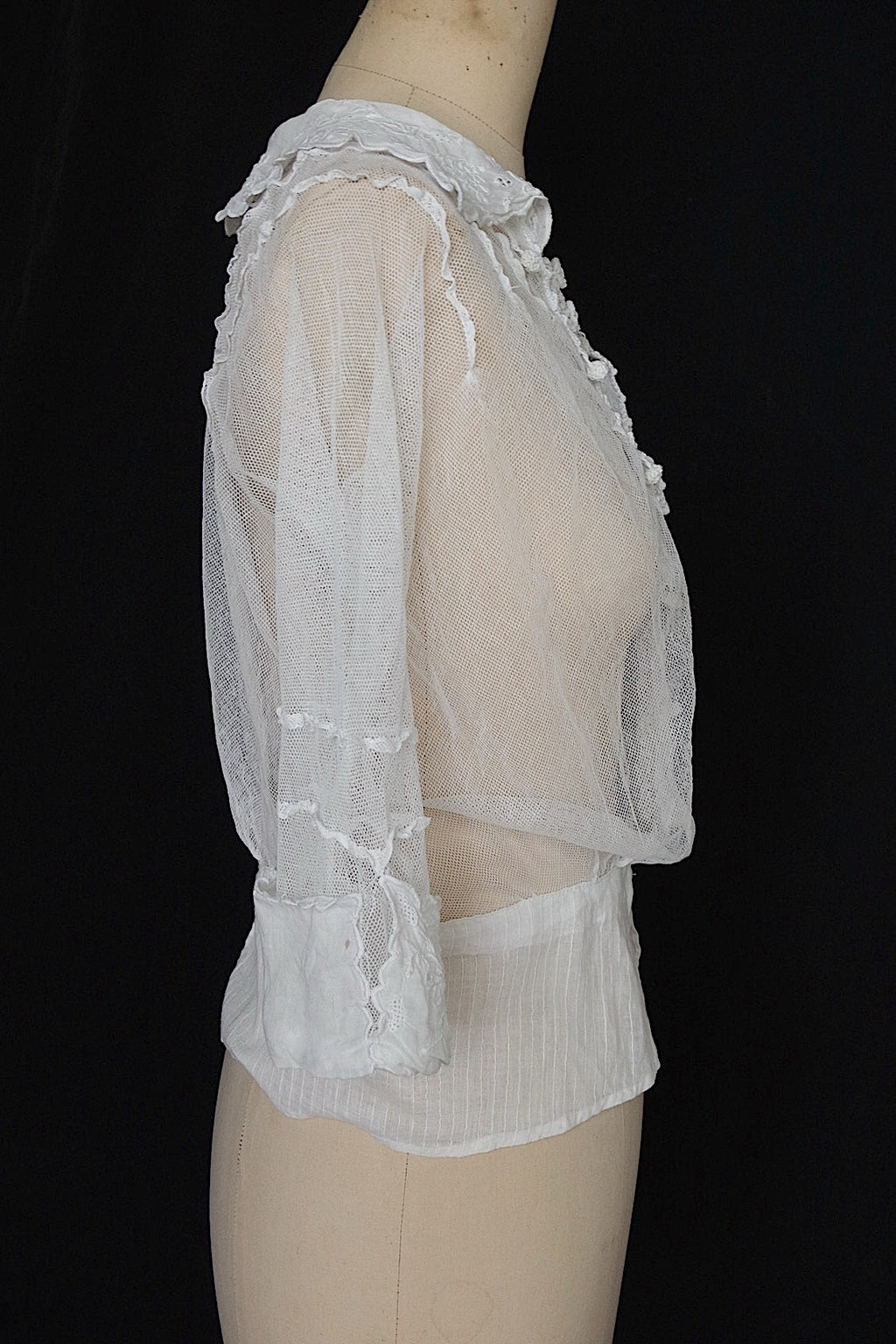 Antique lace blouse, antique blouse 2