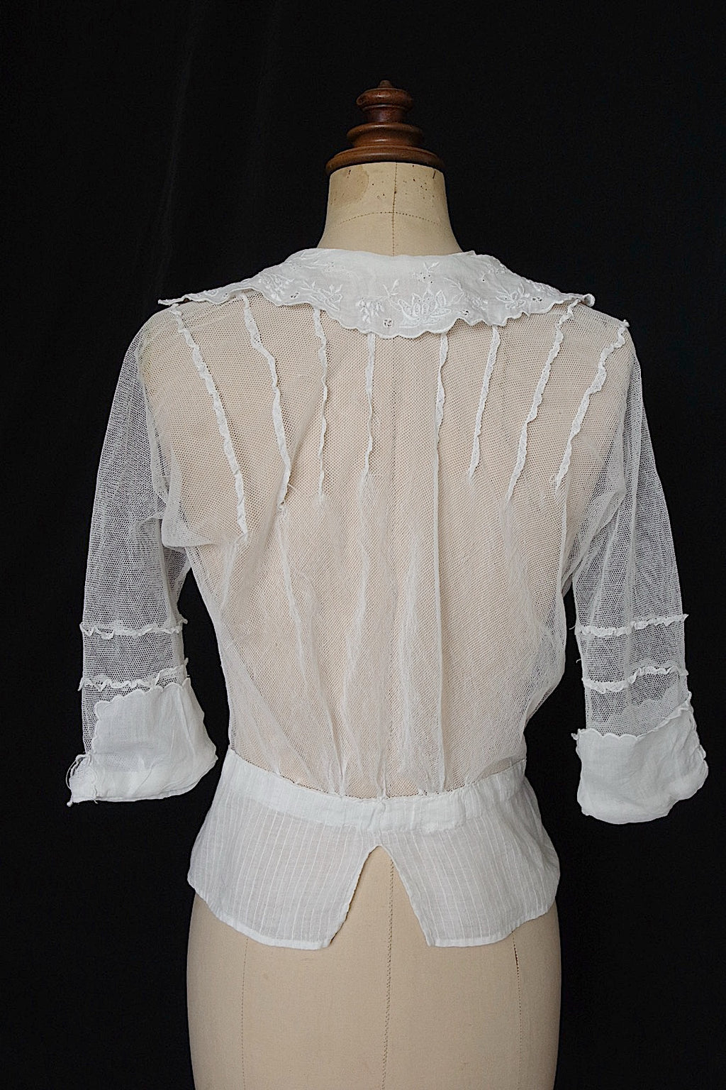 Antique lace blouse, antique blouse 2