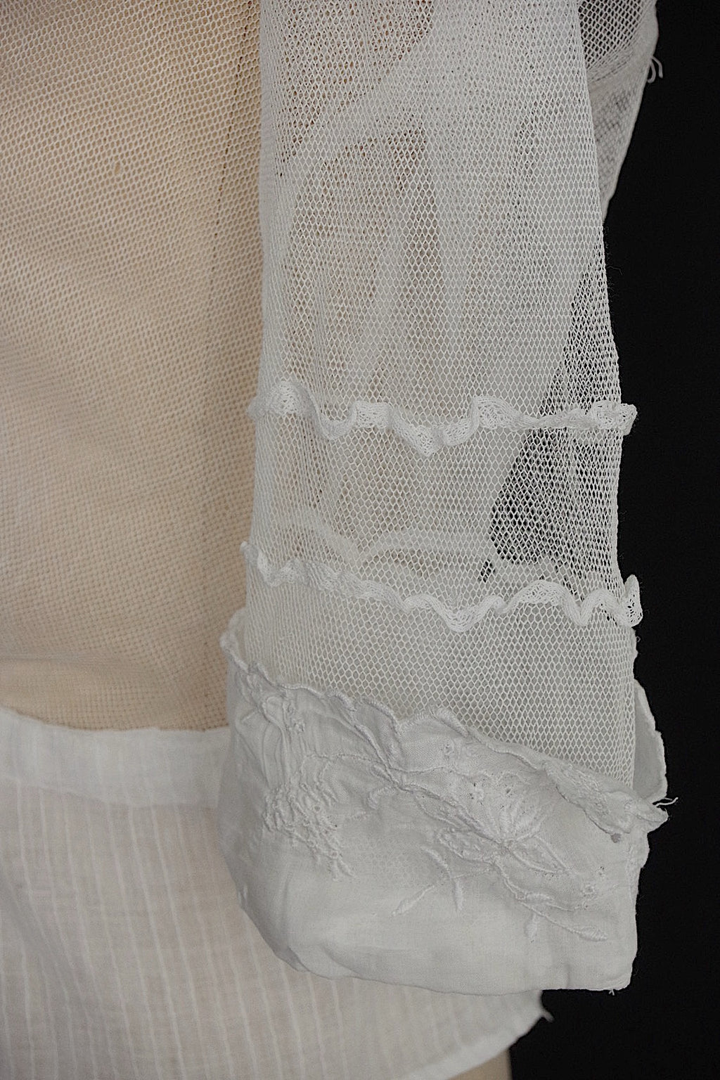 Antique lace blouse, antique blouse 2