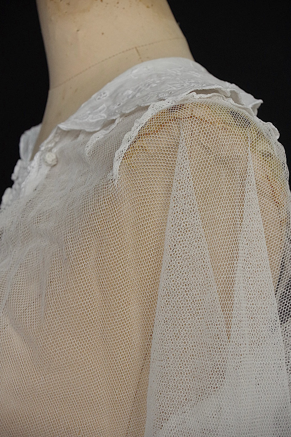 Antique lace blouse, antique blouse 2