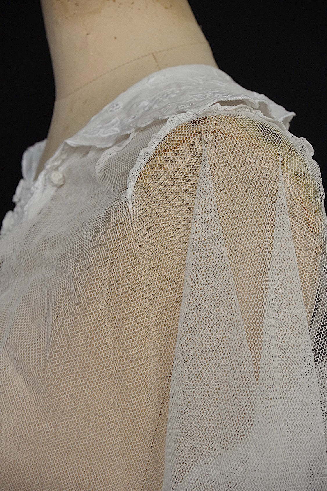 Antique lace blouse, antique blouse 2