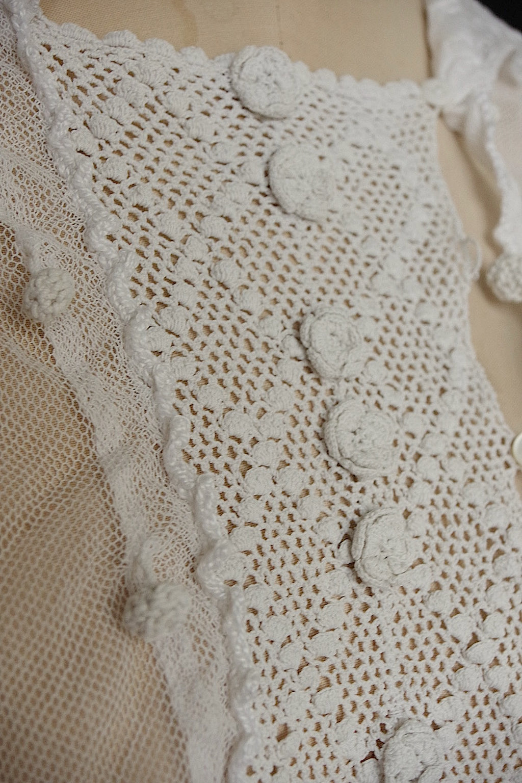 Antique lace blouse, antique blouse 2