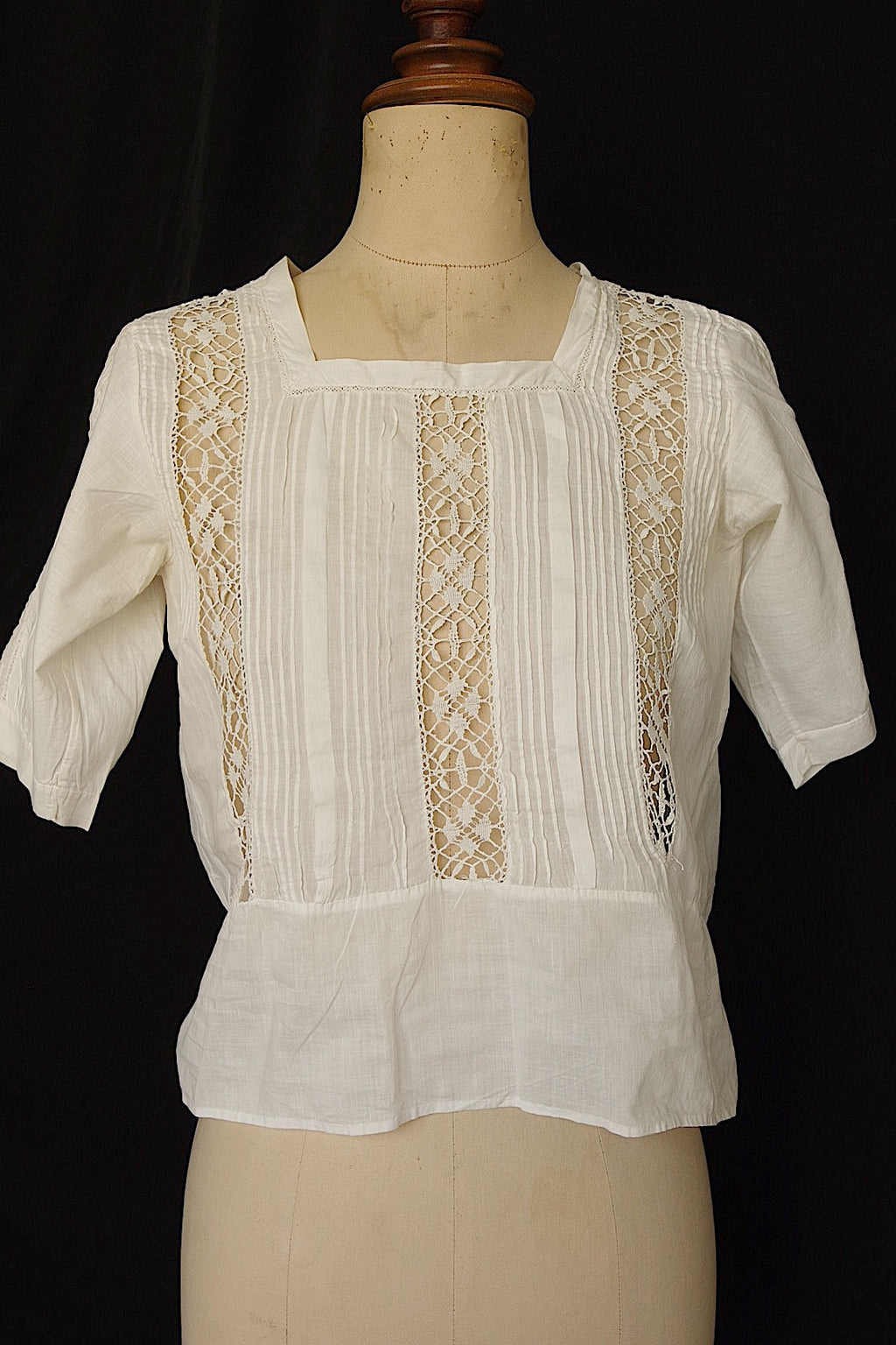 アンティークレースブラウス　vêtement　antique blouse3