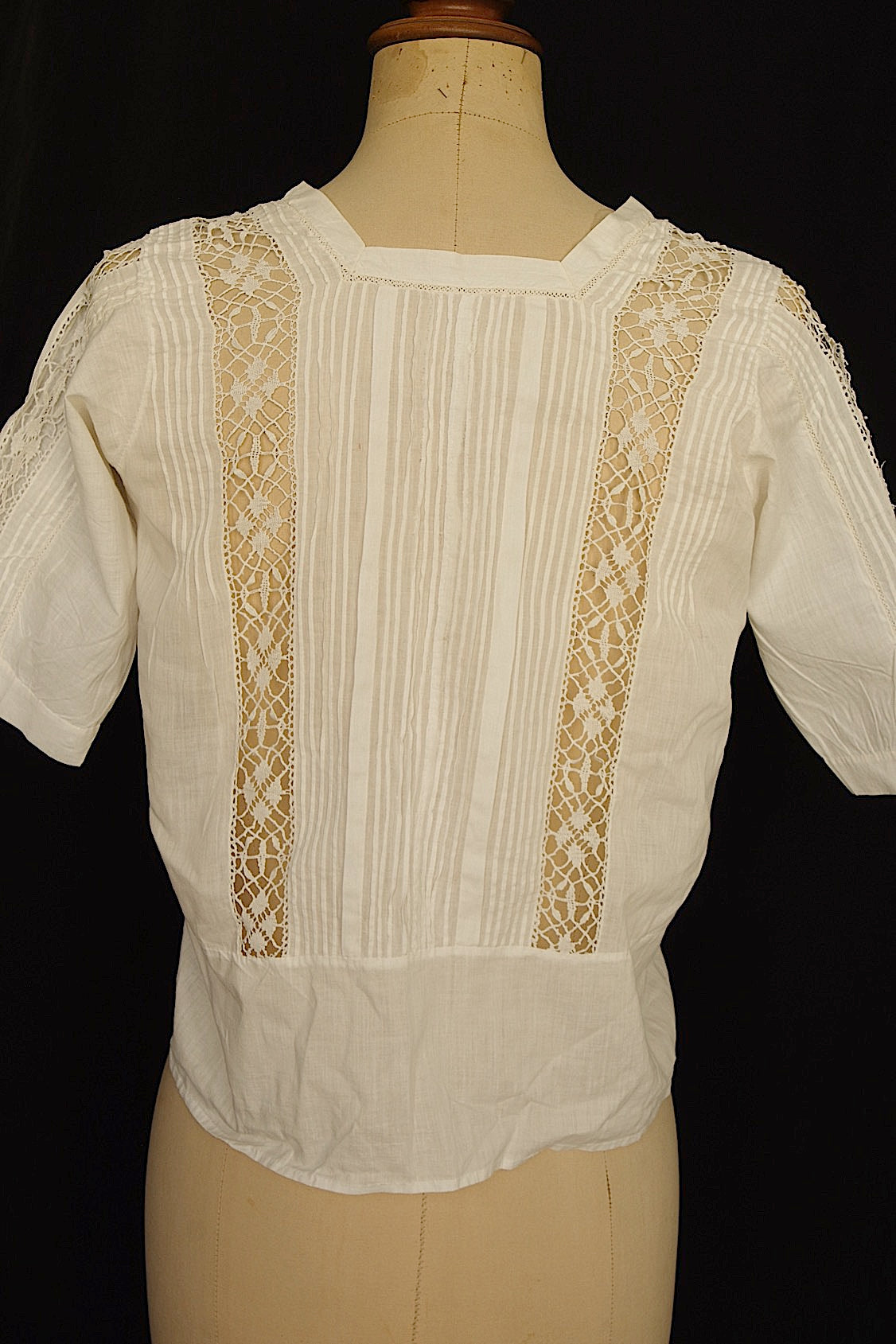 アンティークレースブラウス　vêtement　antique blouse3