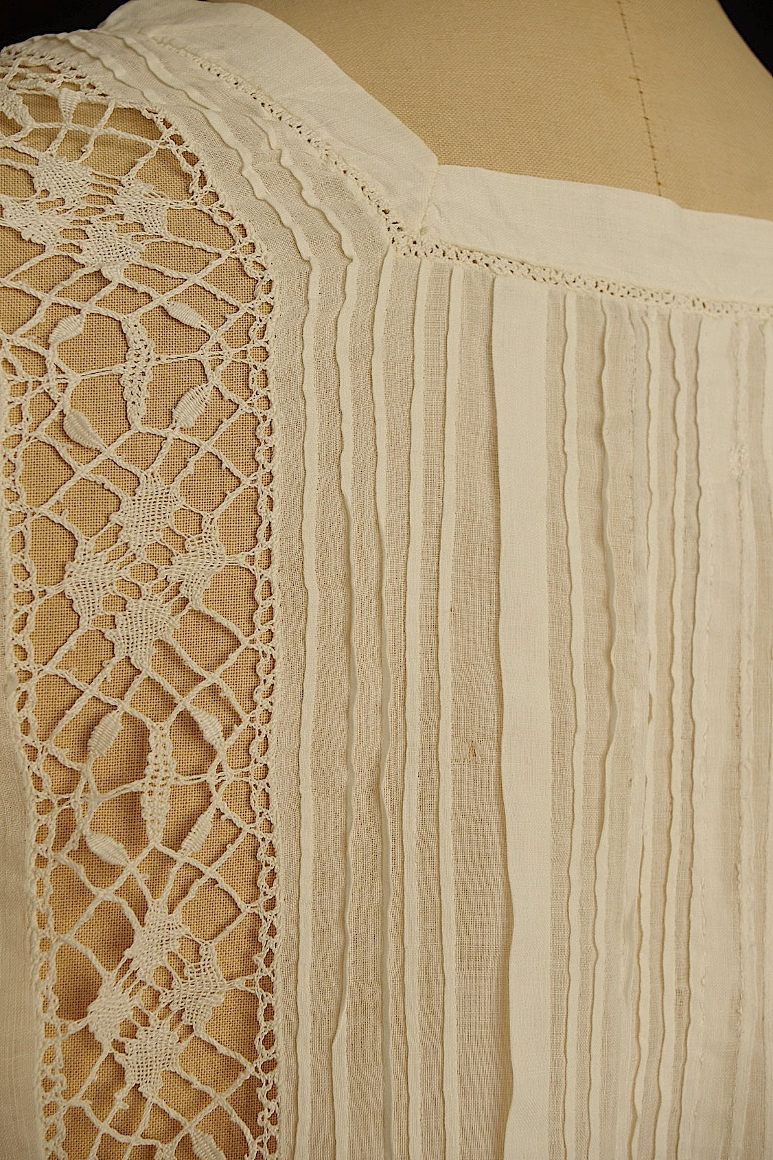 アンティークレースブラウス　vêtement　antique blouse3