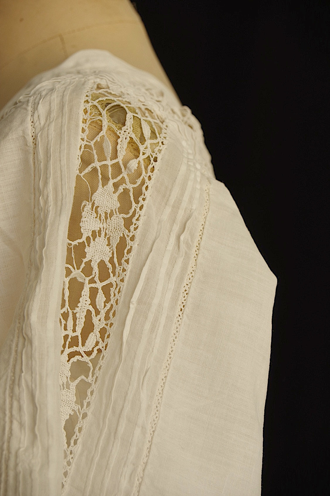 アンティークレースブラウス　vêtement　antique blouse3