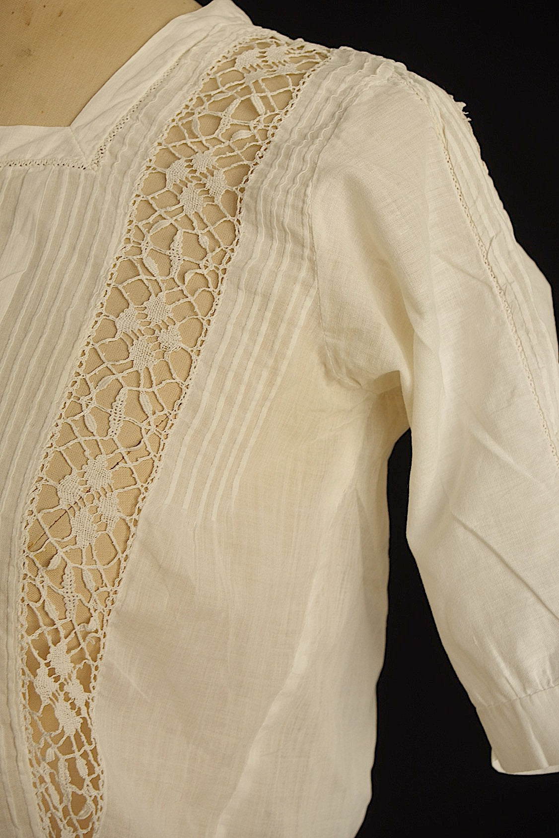 アンティークレースブラウス　vêtement　antique blouse3