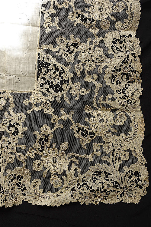 アンティークレースクロス dentelle ancienne nappe