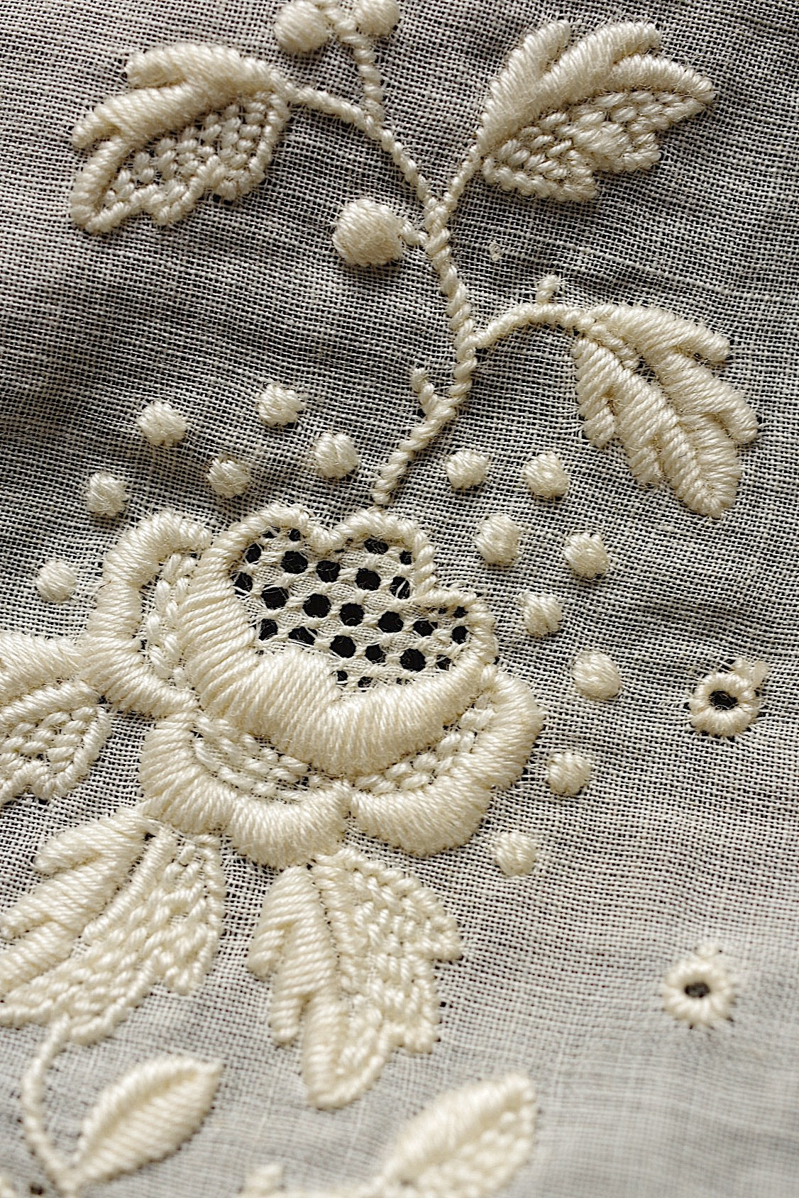 アンティークレース　dentelle ancienne 刺繍