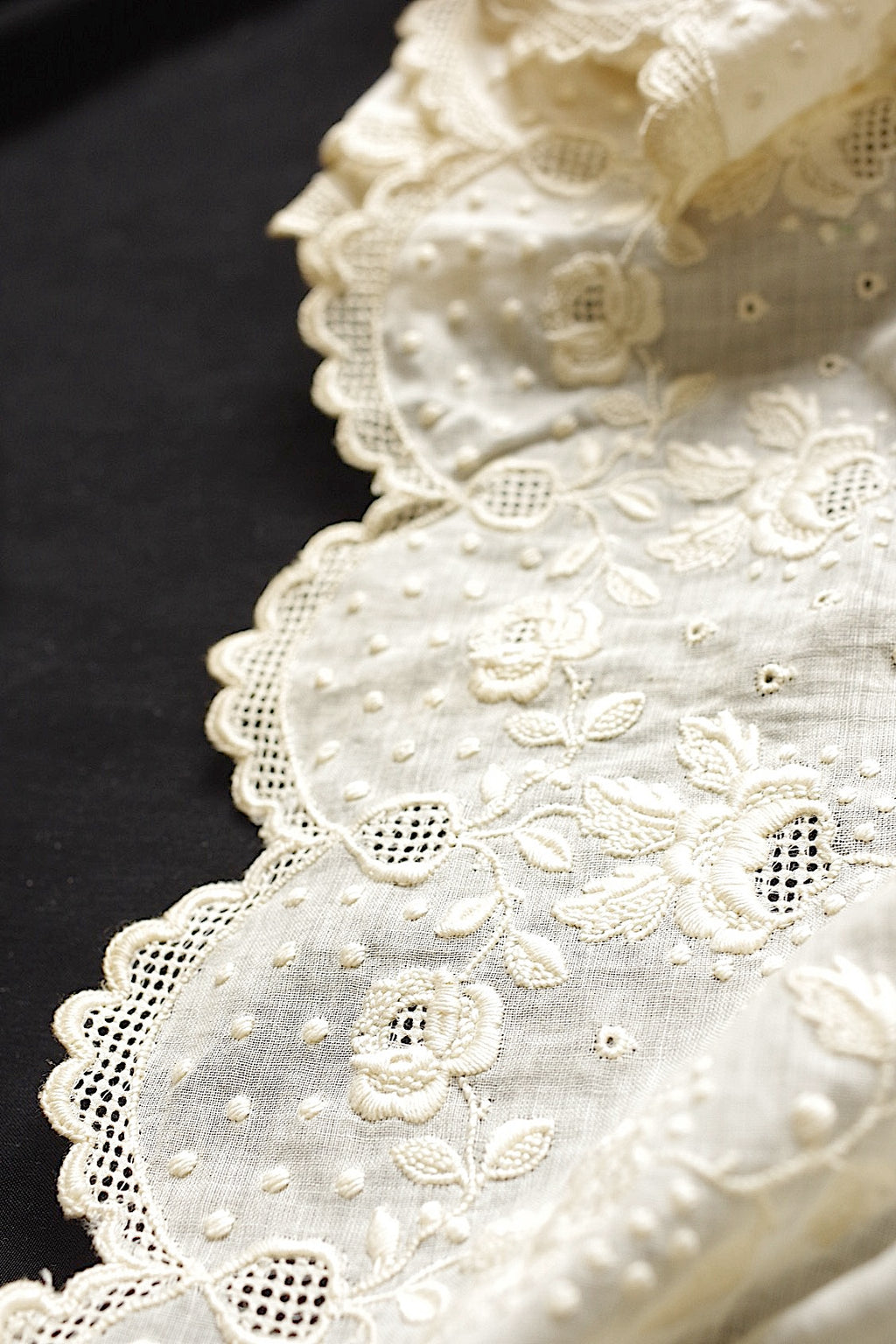 アンティークレース　dentelle ancienne 刺繍
