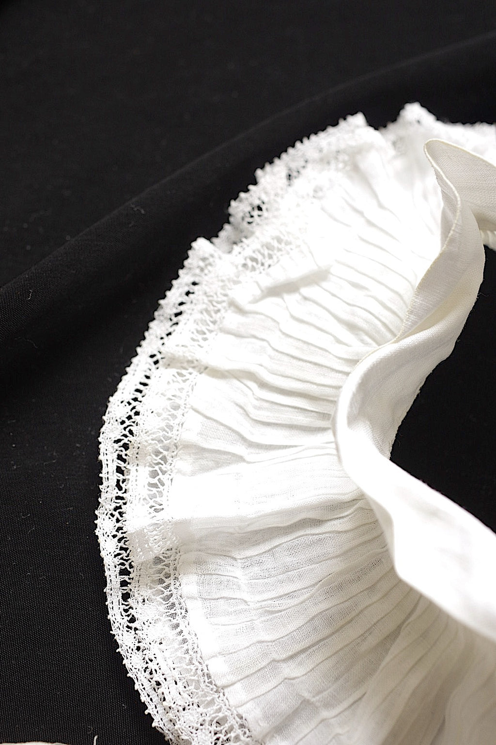 アンティークレース　dentelle ancienneプリーツ回収品lot