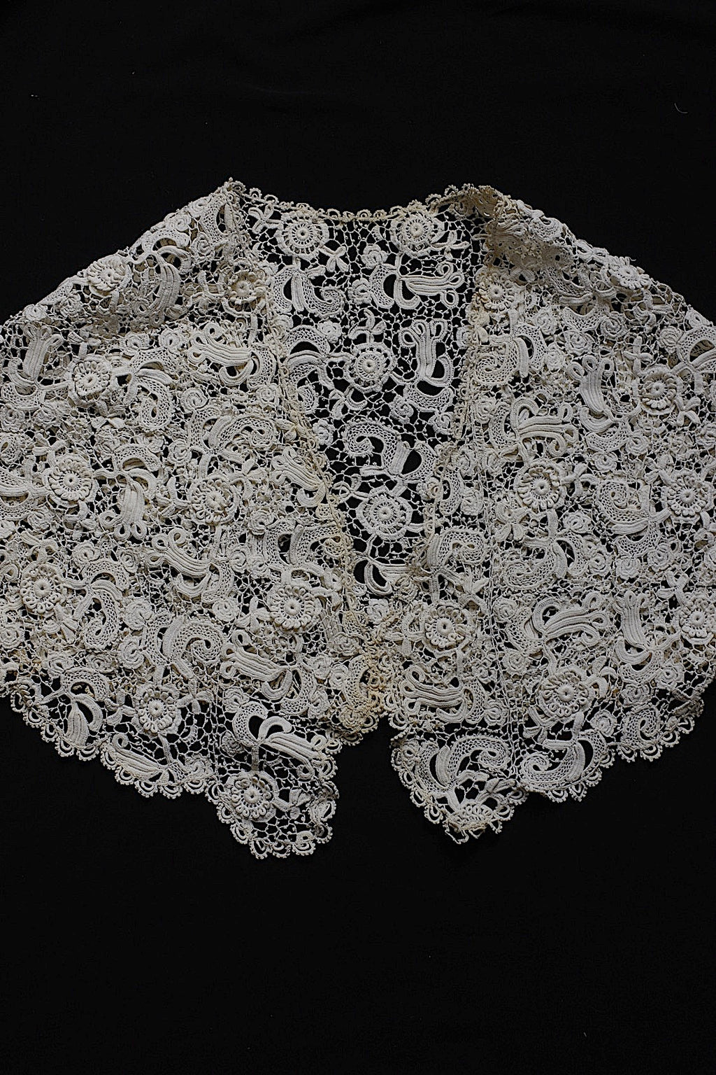 アンティークレース　dentelle ancienne　クロシェケープ