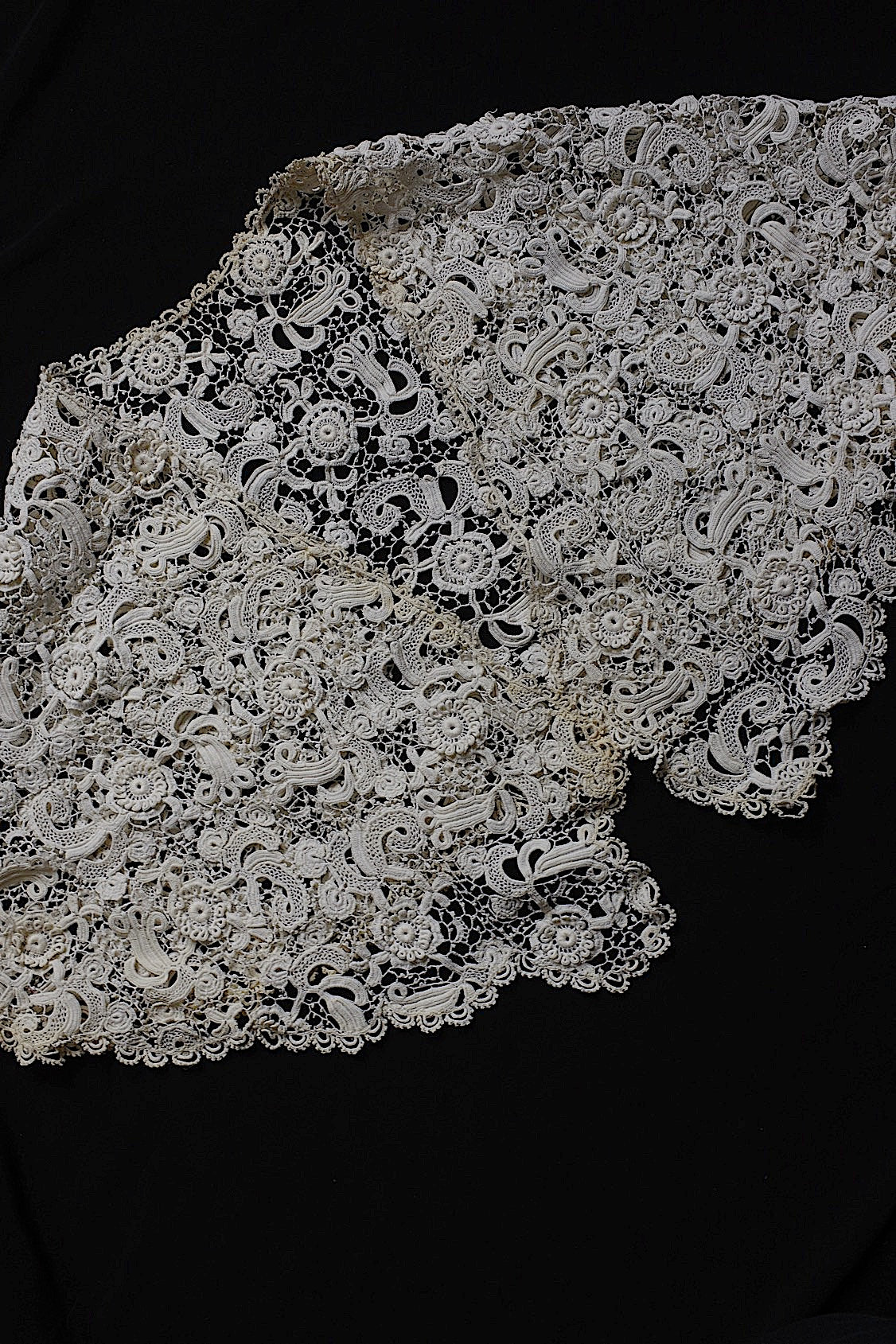 アンティークレース　dentelle ancienne　クロシェケープ
