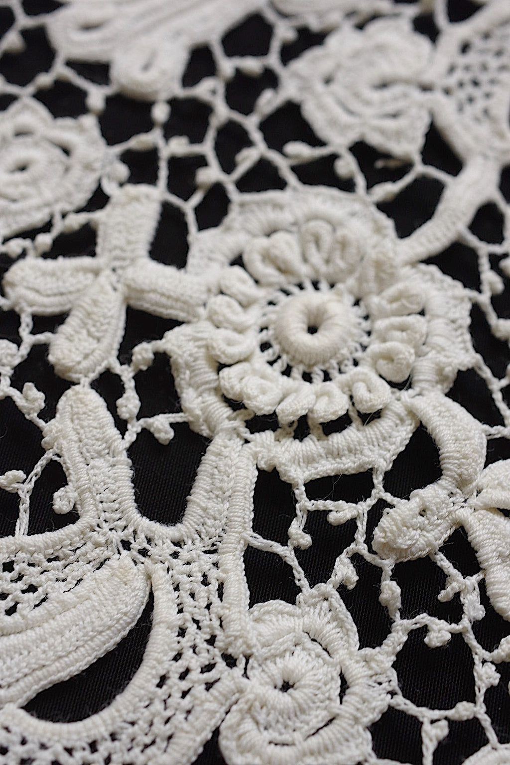 アンティークレース　dentelle ancienne　クロシェケープ