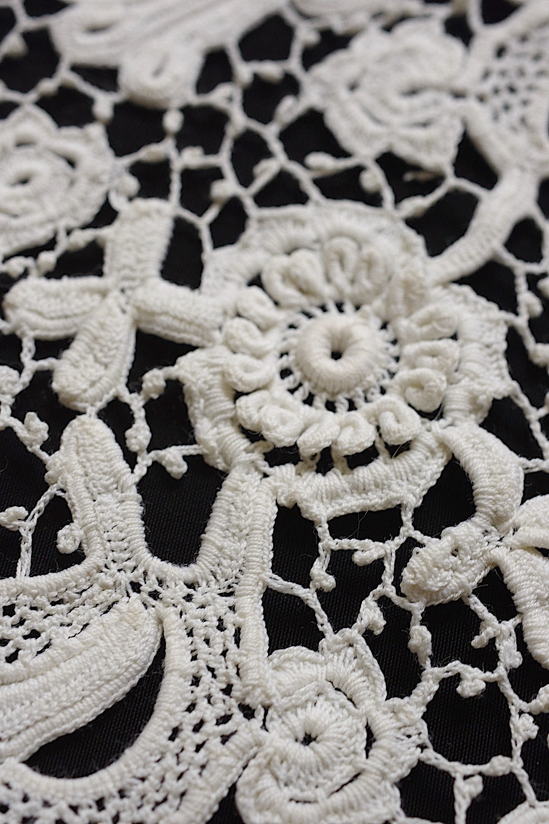アンティークレース　dentelle ancienne　クロシェケープ
