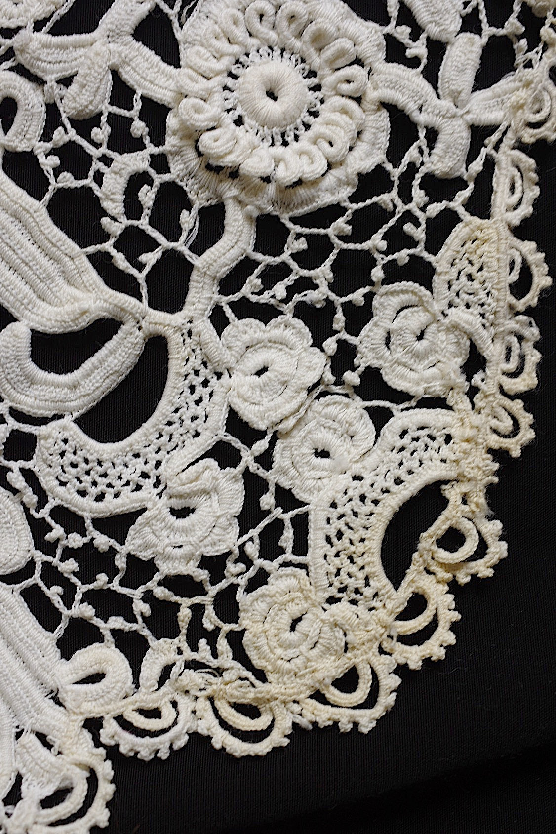 アンティークレース　dentelle ancienne　クロシェケープ