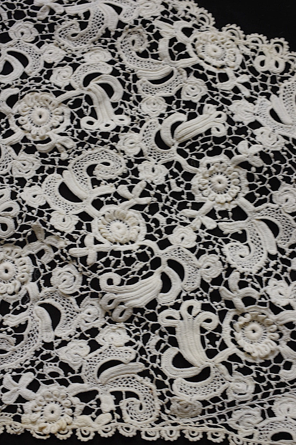 アンティークレース　dentelle ancienne　クロシェケープ