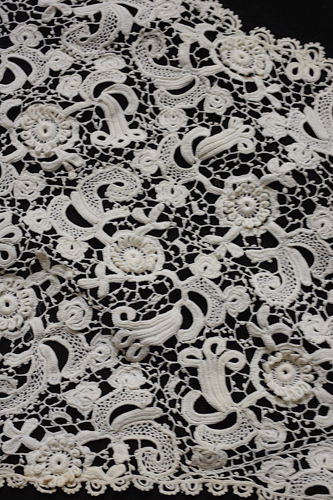 アンティークレース　dentelle ancienne　クロシェケープ