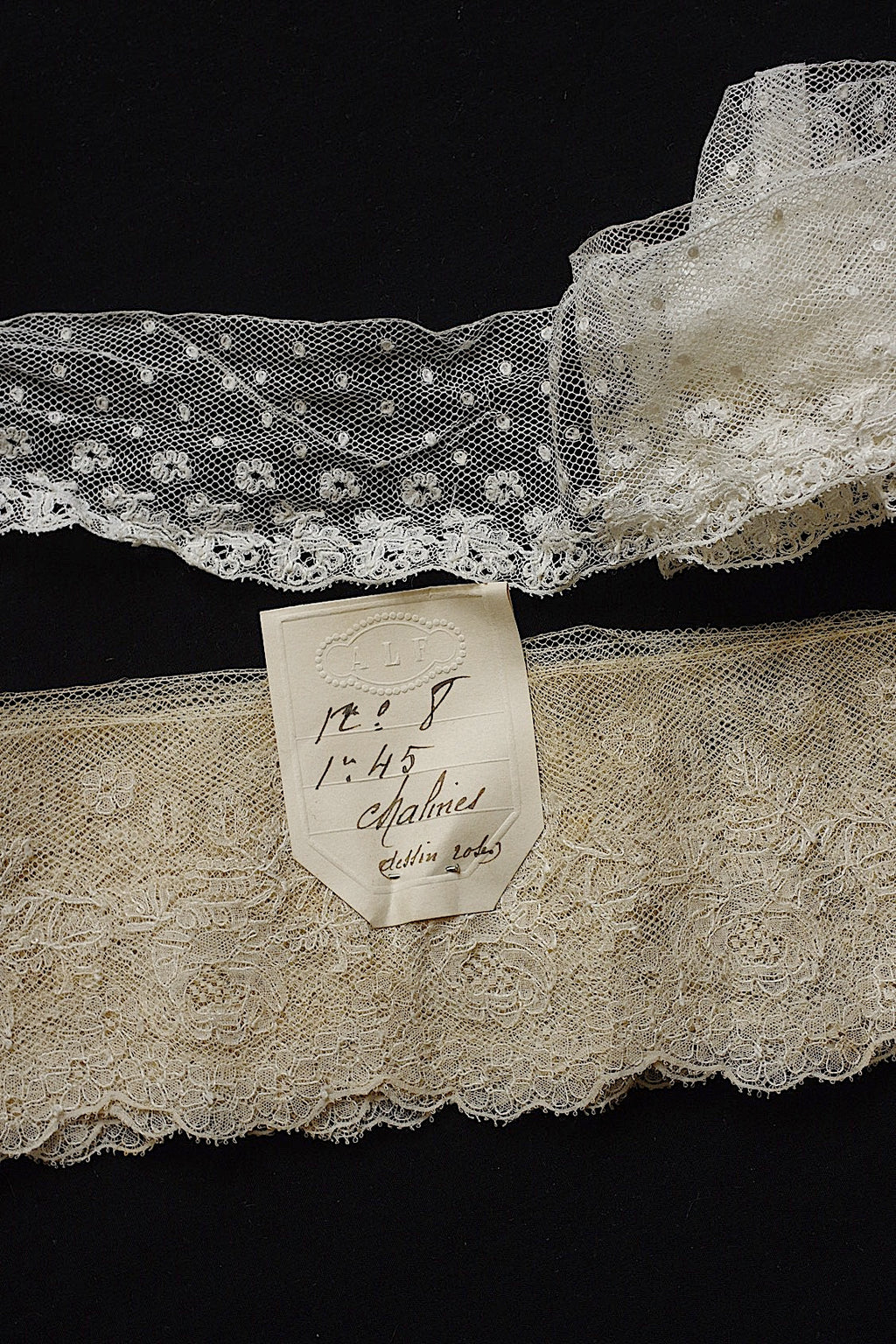 アンティークレース　dentelle ancienne 95cm 145cm