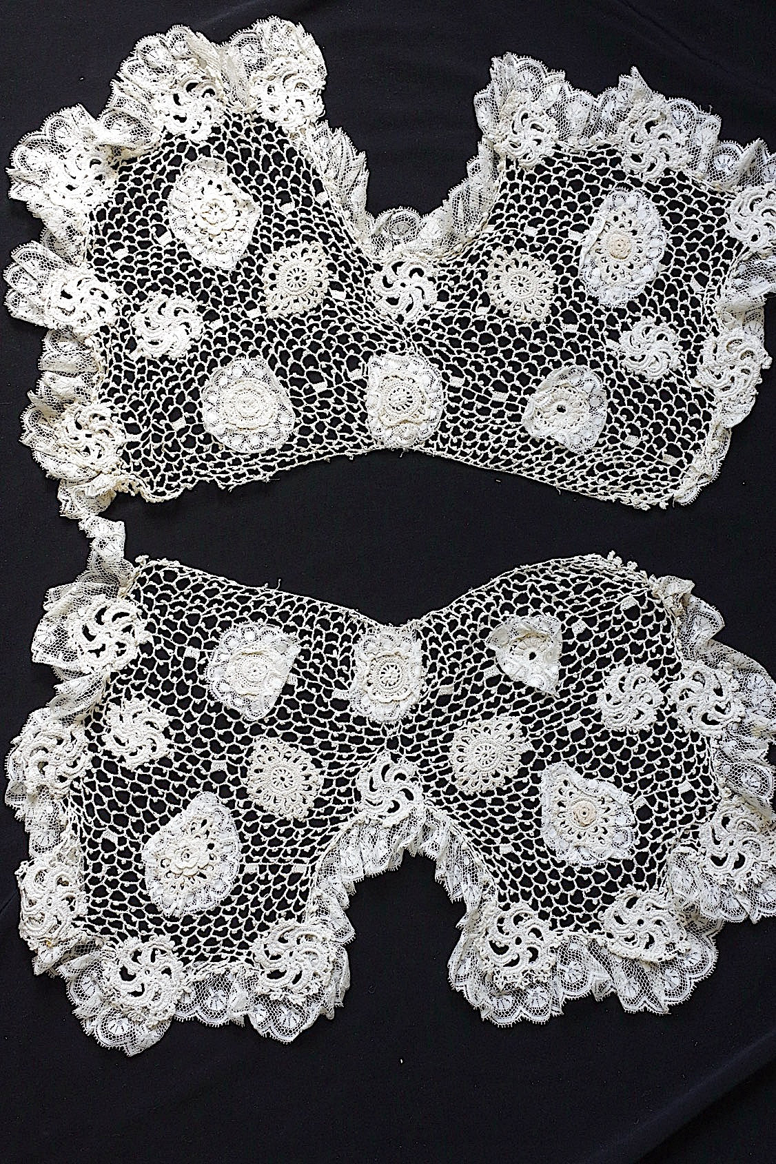 Antique Lace (dentelle ancienne) Crochet Lace Accents