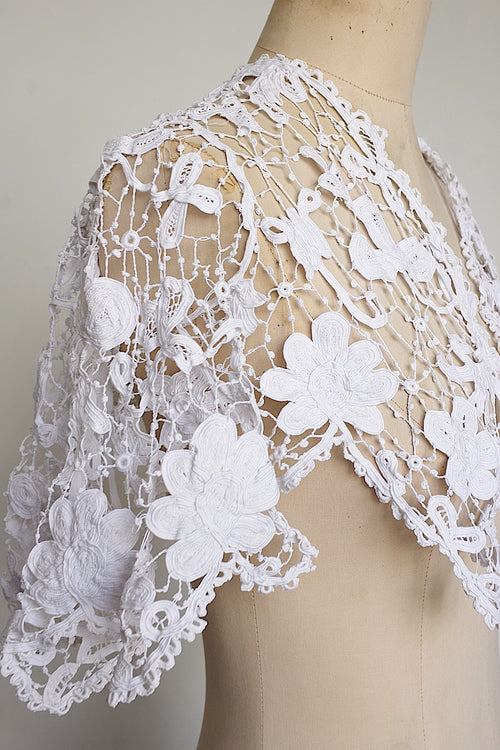 アンティークレース　dentelle ancienne　ケープ