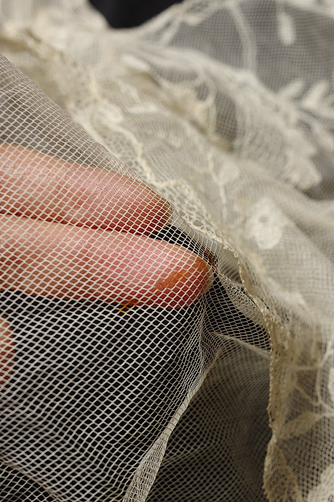 アンティークレース　dentelle ancienne　レースショール