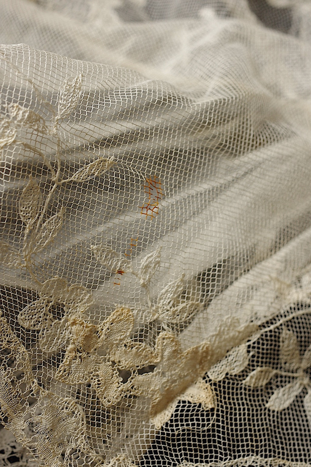 アンティークレース　dentelle ancienne　レースショール