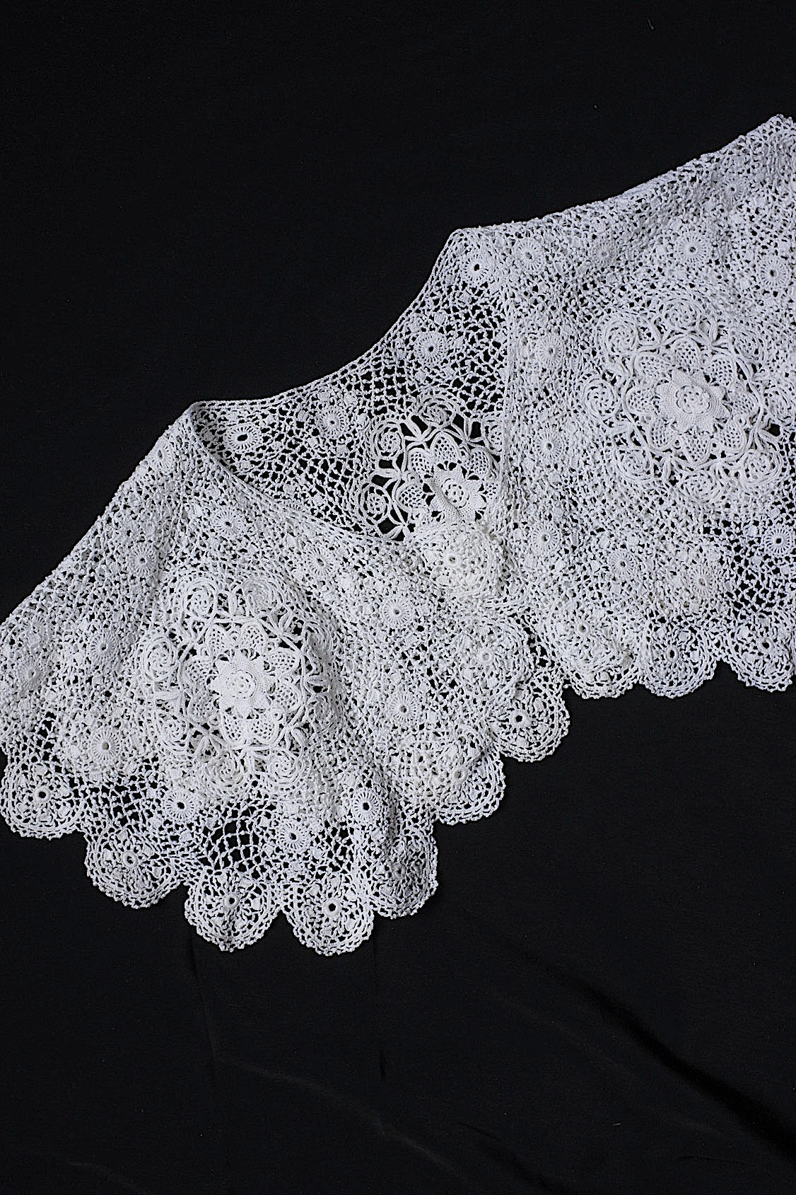 アンティークレース　dentelle ancienne　襟1
