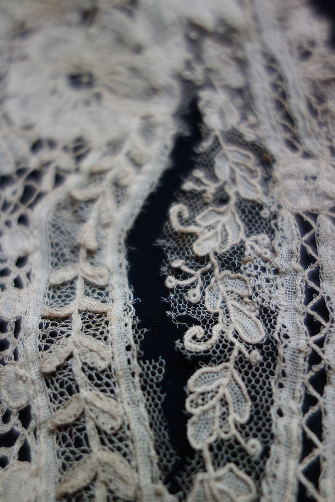 アンティークレース　dentelle ancienne　19世紀レースlot 素材用