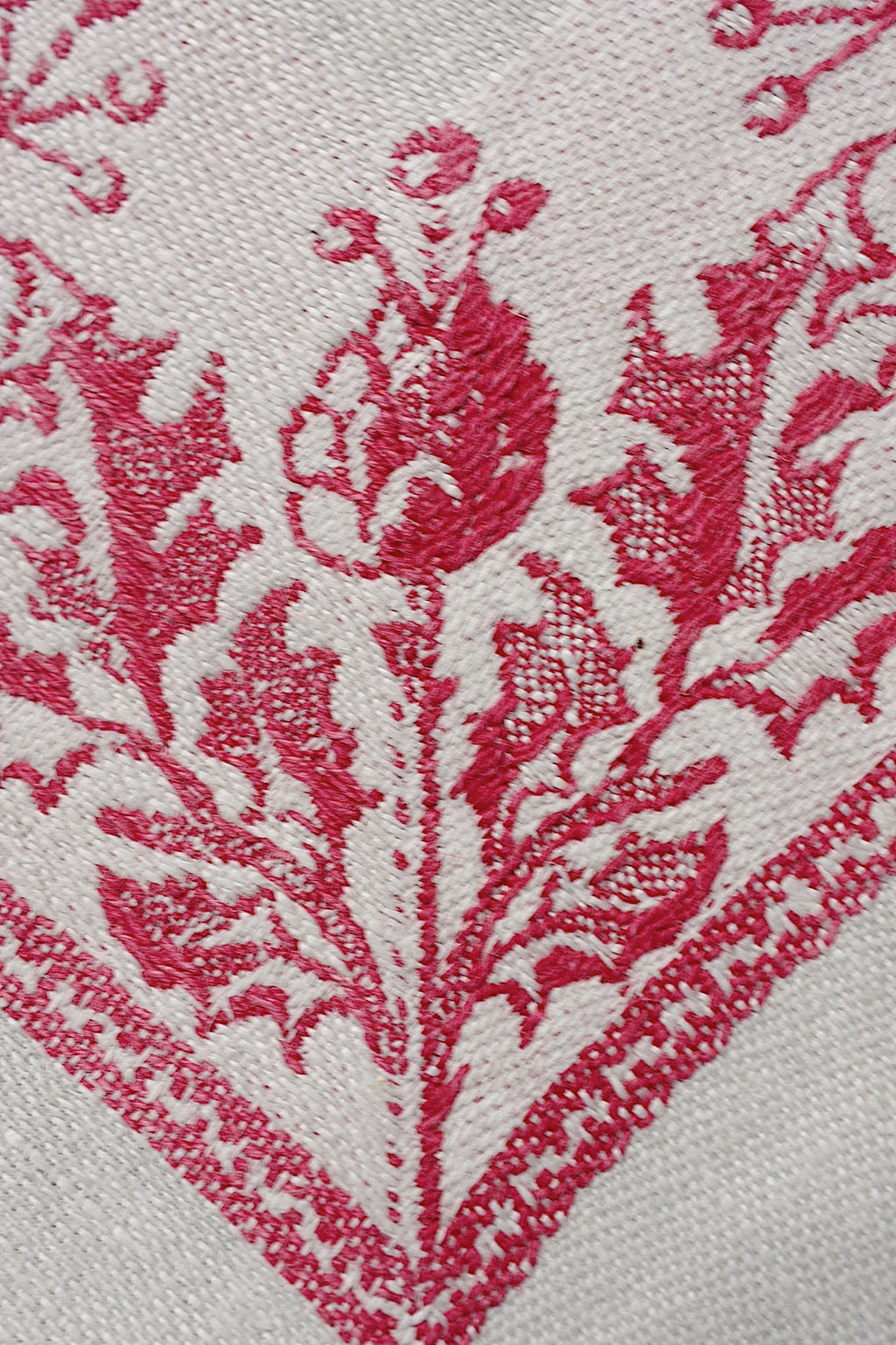 アンティークナプキン　linge de maison ancien　アザミ