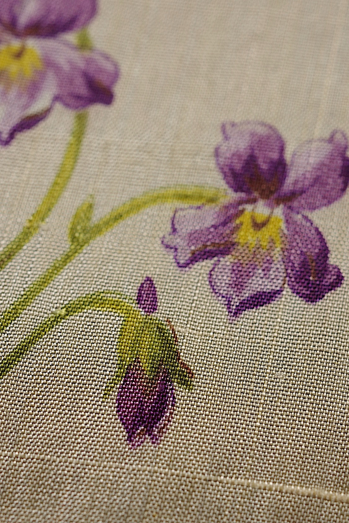 Tissu ancien, soie